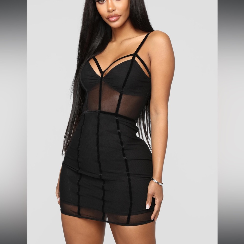 Avenge Mesh Dress